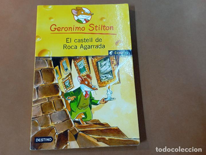 Libros de segunda mano: El castell de Roca Agarrada - Geronimo Stilton - destino - JUB - Foto 1