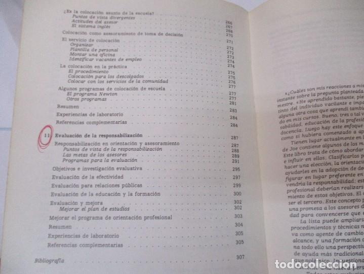 Libros de segunda mano: E. L TOLBERT T&eacute;cnicas de asesoramiento profesional W14593 - Foto 5
