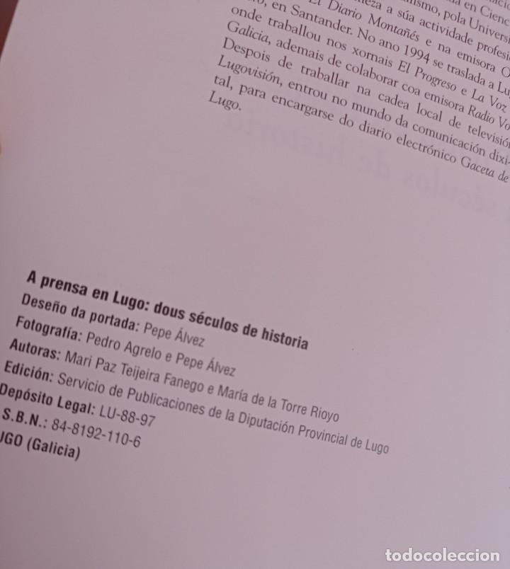 Libros de segunda mano: A prensa en Lugo: dous seculos de historia - Foto 2