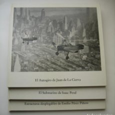 Libros de segunda mano: 3 INVENTORES MURCIANOS. PABELLÓN DE MURCIA. EXPOSICIÓN UNIVERSAL DE SEVILLA, 1992. EXPO 92.