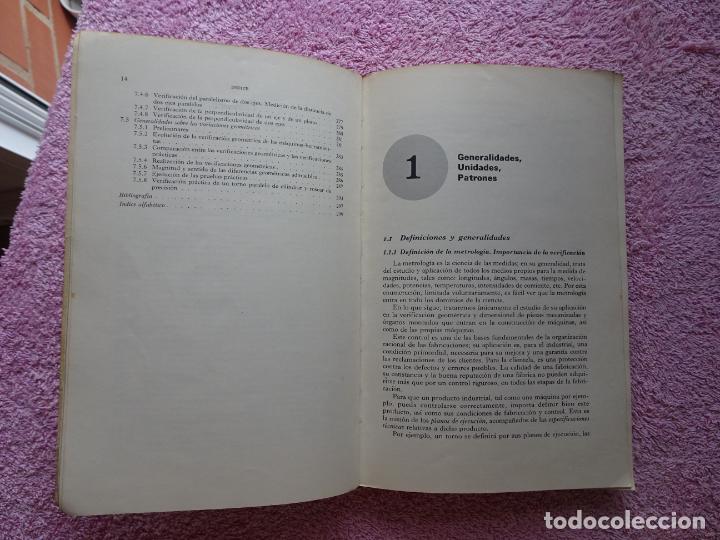 Libros de segunda mano: metrolog&iacute;a de taller ediciones urmo 1974 edici&oacute;n 1&ordf; Compain - Foto 6
