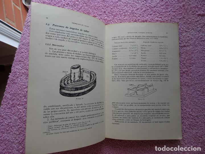 Libros de segunda mano: metrolog&iacute;a de taller ediciones urmo 1974 edici&oacute;n 1&ordf; Compain - Foto 7