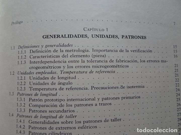 Libros de segunda mano: metrolog&iacute;a de taller ediciones urmo 1974 edici&oacute;n 1&ordf; Compain - Foto 20
