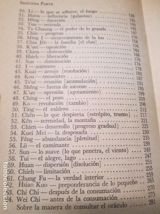 Libros de segunda mano: YI CHING. LIBRO DE LAS MUTACIONES. LINCE EDITORES. 1956. - Foto 8