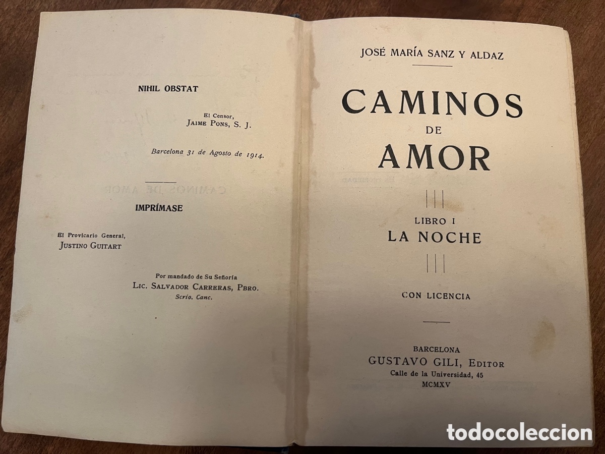 Libros de segunda mano: Caminos de Amor, La Noche - Foto 2