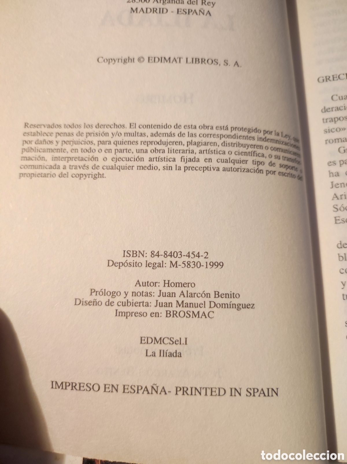 Libros de segunda mano: Cl&aacute;sicos seleccion , Homero - Foto 2