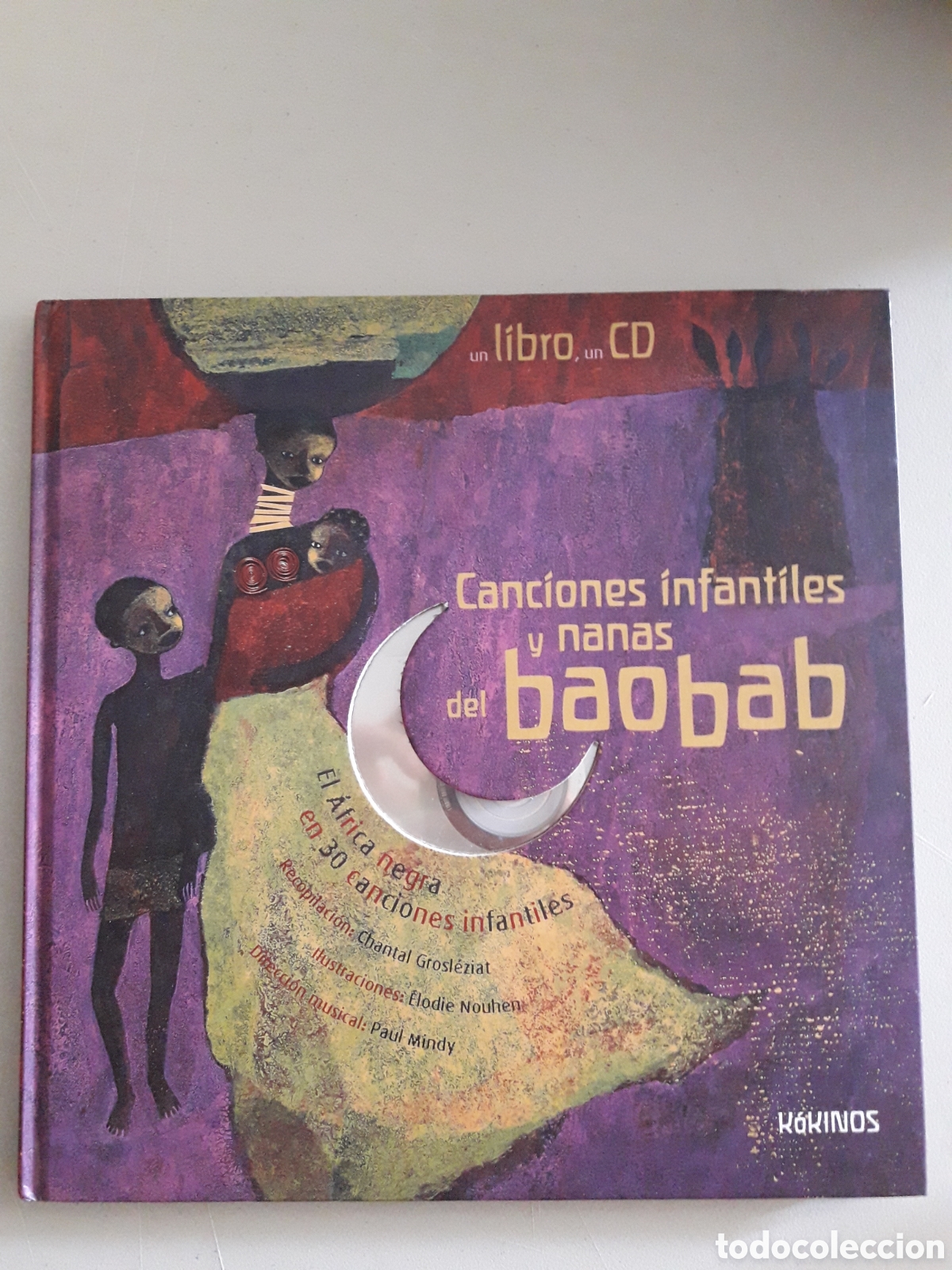 Libros de segunda mano: LIBRO CD CANCIONES INFANTILES Y NANAS DEL BAOBAD - Foto 1