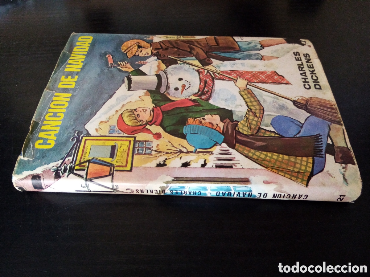 Libros de segunda mano: Canci&oacute;n de Navidad -Charles Dickens- - Foto 2