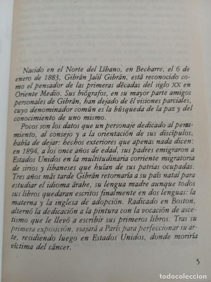 Libros de segunda mano: EL DELEITE Y EL PODER DE LA PALABRA DEL MAYOR POETA DE ORIENTE MEDIO GIBRAN - Foto 8