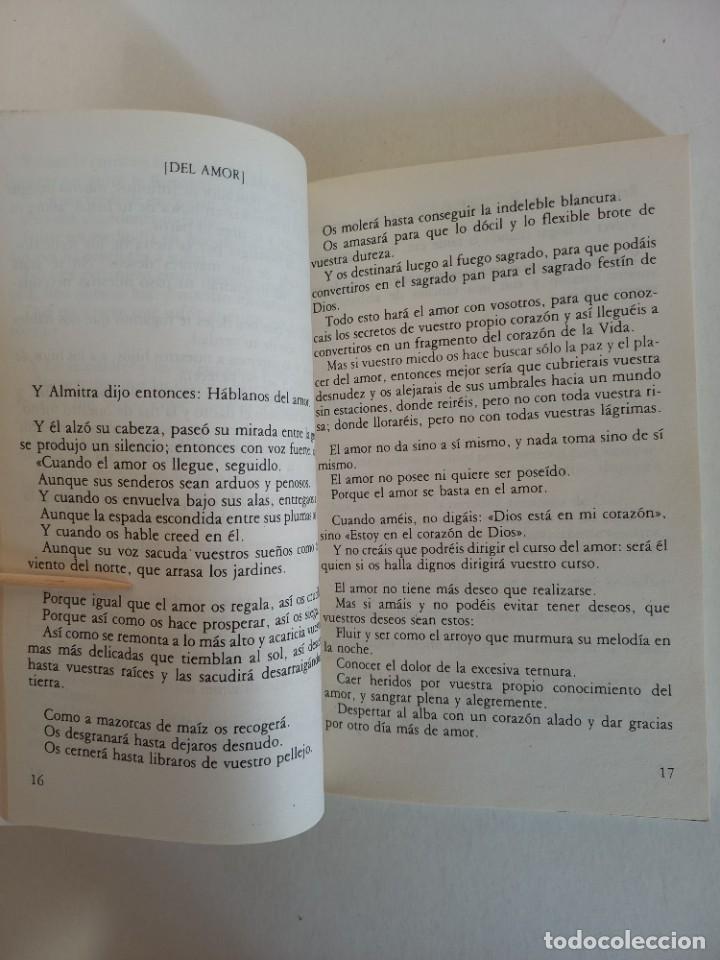 Libros de segunda mano: EL DELEITE Y EL PODER DE LA PALABRA DEL MAYOR POETA DE ORIENTE MEDIO GIBRAN - Foto 9