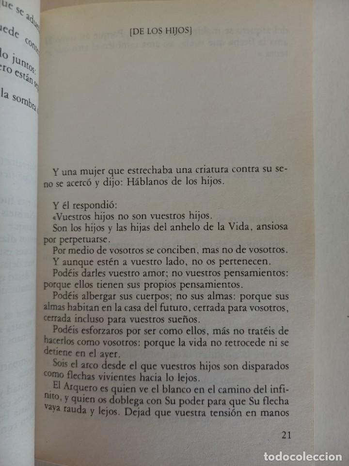 Libros de segunda mano: EL DELEITE Y EL PODER DE LA PALABRA DEL MAYOR POETA DE ORIENTE MEDIO GIBRAN - Foto 10