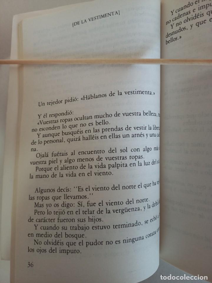 Libros de segunda mano: EL DELEITE Y EL PODER DE LA PALABRA DEL MAYOR POETA DE ORIENTE MEDIO GIBRAN - Foto 12