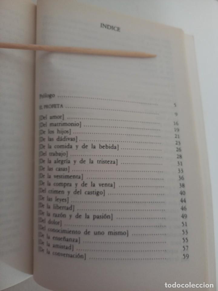 Libros de segunda mano: EL DELEITE Y EL PODER DE LA PALABRA DEL MAYOR POETA DE ORIENTE MEDIO GIBRAN - Foto 25