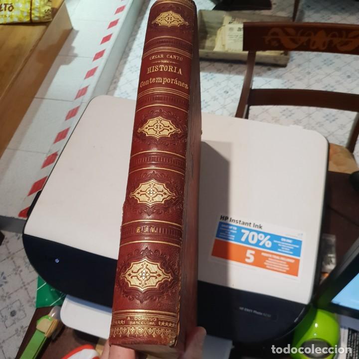 Libros de segunda mano: Libro cesar cantu historia contempor&aacute;nea - Foto 5