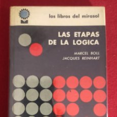 Libros de segunda mano: LAS ETAPAS DE LA LÓGICA - MARCEL BOLL. Lote 363857810