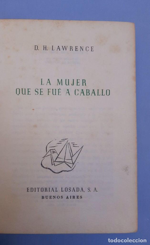 Libros de segunda mano: Lawrence, David Herbert - La mujer que se fue a caballo - 1939 - Foto 4