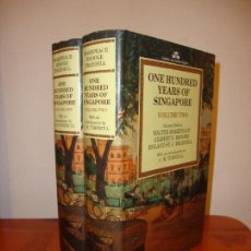 Livres d'occasion: ONE HUNDRED YEARS OF SINGAPORE. TWO VOLUMES - WALTER MAKEPEACE - OXFORD UNIVERSITY PRESS. Lote 363994306