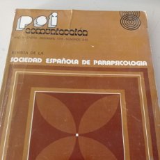 Libros de segunda mano: PSI COMUNICACION NUMS 9 Y 10 REVISTA DE LA SOCIEDAD ESPAÑOLA DE PARAPSICOLOGIA REF. GAR 70. Lote 364008476