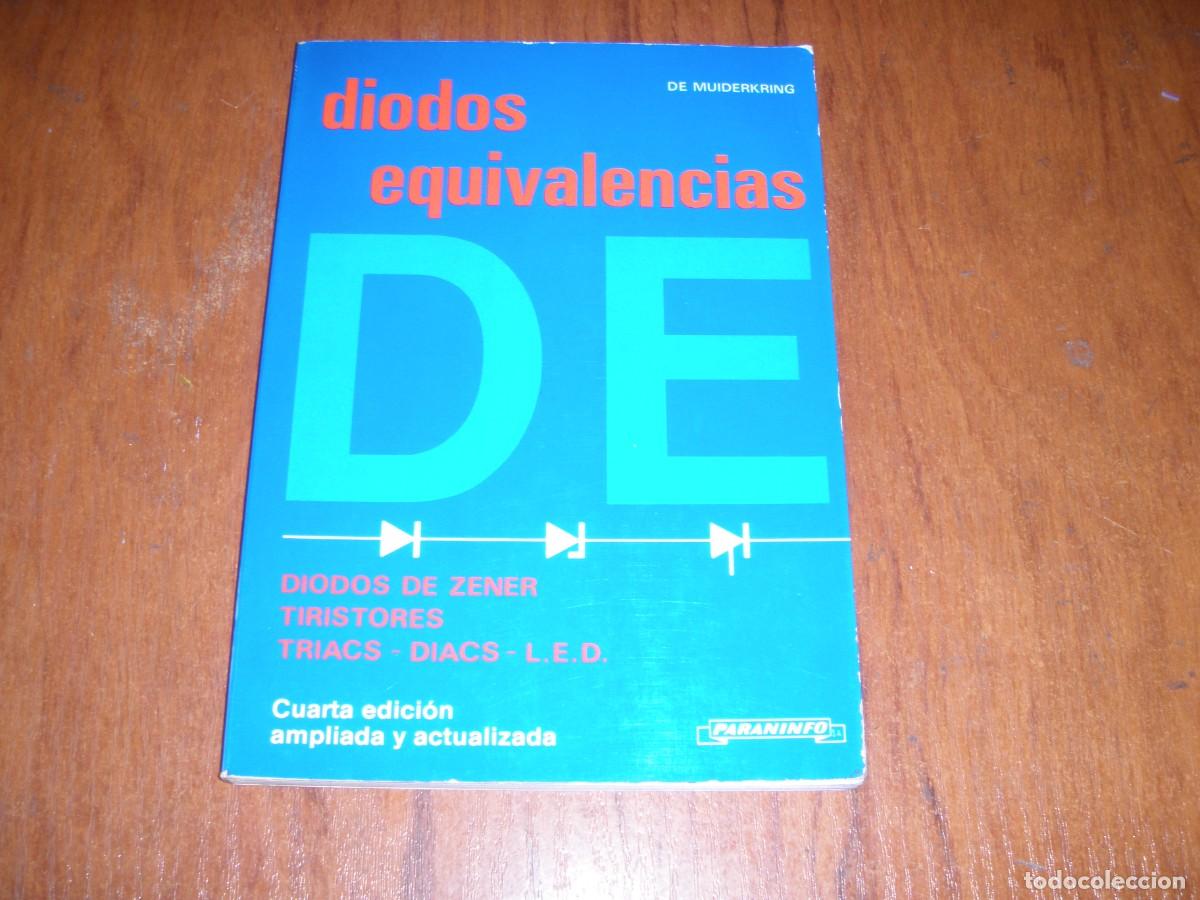 Libros de segunda mano: DIODOS EQUIVALENCIAS PARANINFO - Foto 1