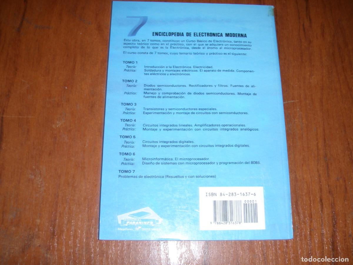 Libros de segunda mano: ENCICLOPEDIA DE ELECTRONICA MODERNA 7 PARANINFO J M ANGULO - Foto 4