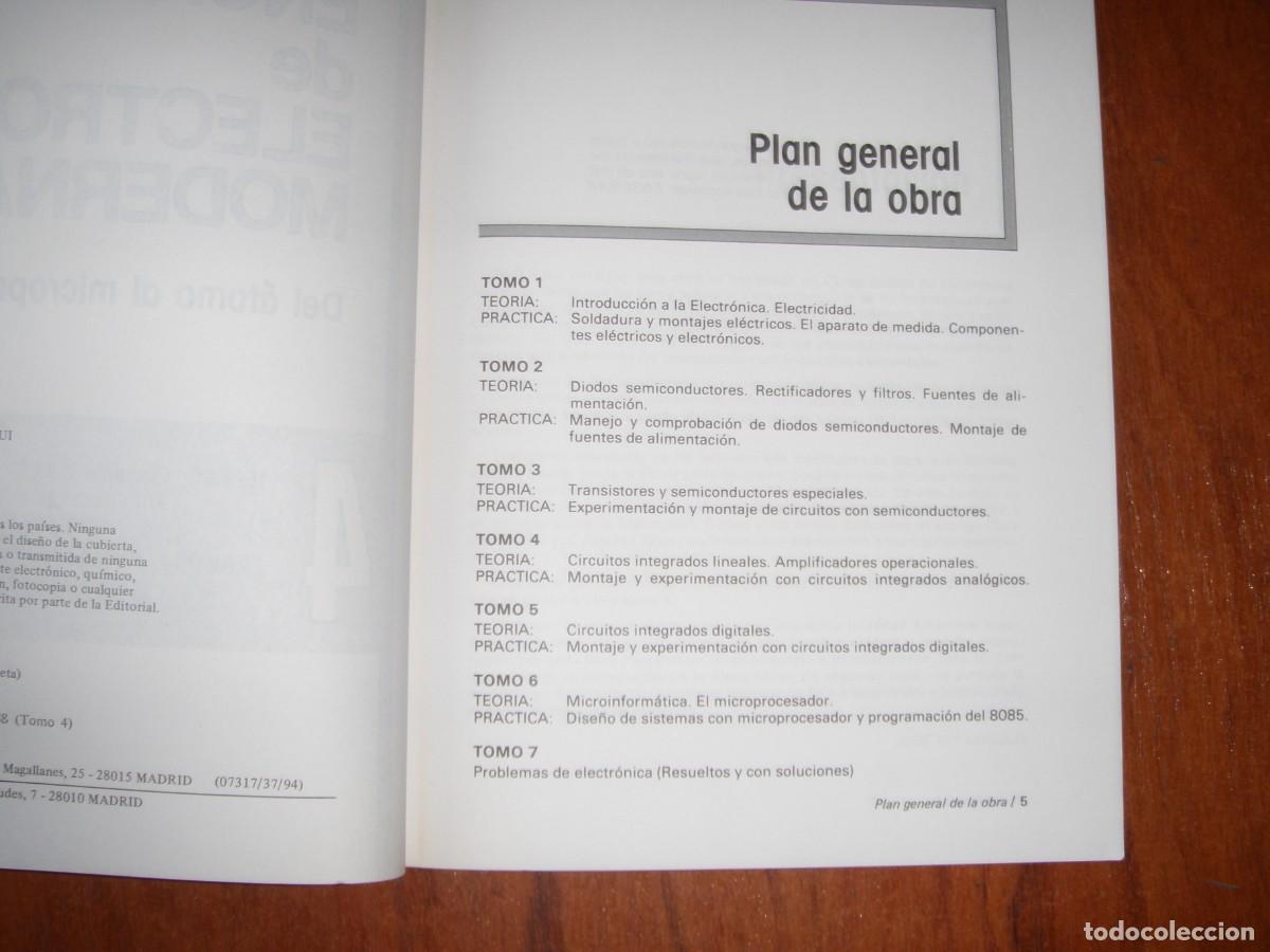 Libros de segunda mano: ENCICLOPEDIA DE ELECTRONICA MODERNA 4 PARANINFO J M ANGULO - Foto 3