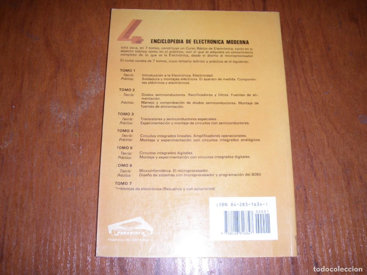 Libros de segunda mano: ENCICLOPEDIA DE ELECTRONICA MODERNA 4 PARANINFO J M ANGULO - Foto 5