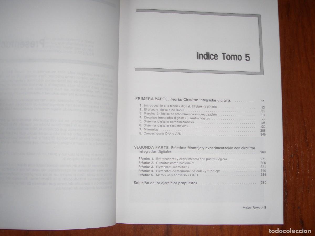 Libros de segunda mano: ENCICLOPEDIA DE ELECTRONICA MODERNA 5 PARANINFO J M ANGULO - Foto 4