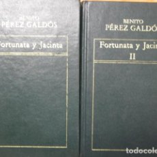 Libros de segunda mano: FORTUNATA Y JACINTA - BENITO PEREZ GALDOS - 2 TOMOS. Lote 364046881