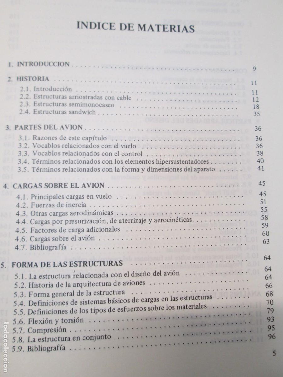 Libros de segunda mano: ESTRUCTURAS DEL AVION. JOHN CUTLER. EDITORIAL PARANINFO 1984. - Foto 5