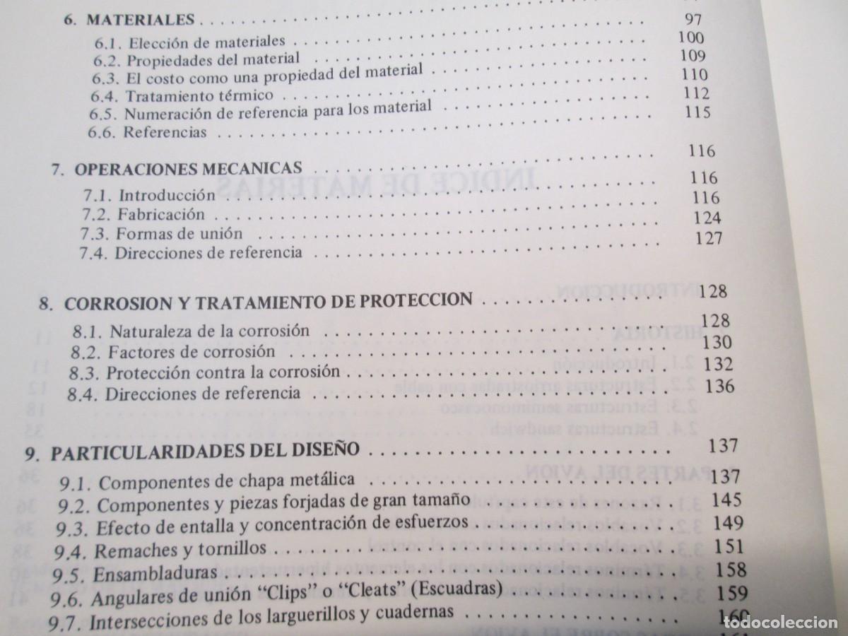 Libros de segunda mano: ESTRUCTURAS DEL AVION. JOHN CUTLER. EDITORIAL PARANINFO 1984. - Foto 6