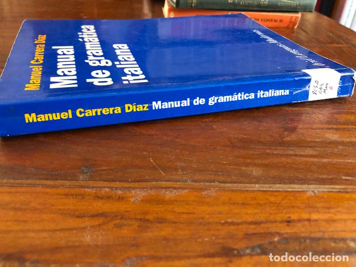 Libros de segunda mano: Manual de gram&aacute;tica italiana - Manuel Carrera D&iacute;az 2005 - Foto 2
