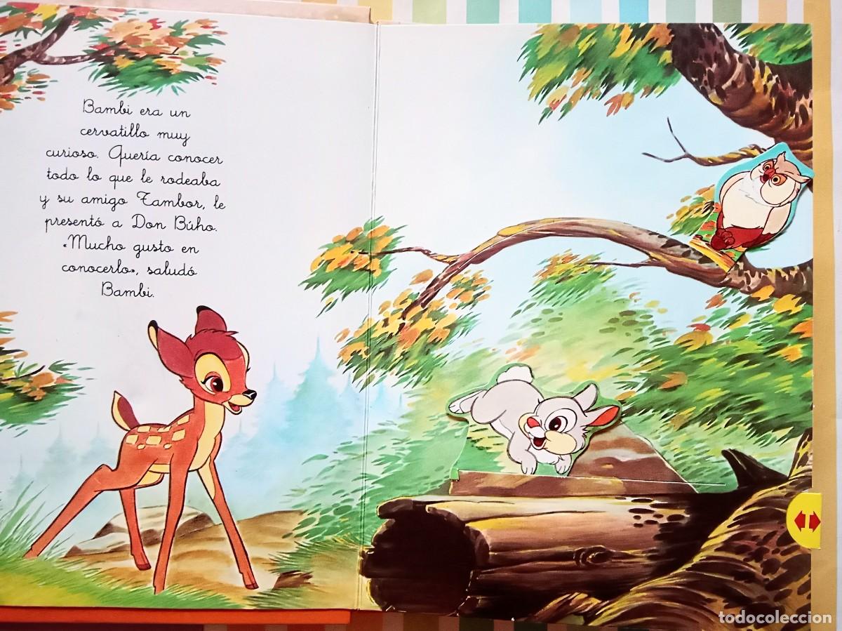 Libros de segunda mano: Bambi Disney movi-libro beascoa 1993 - Foto 2