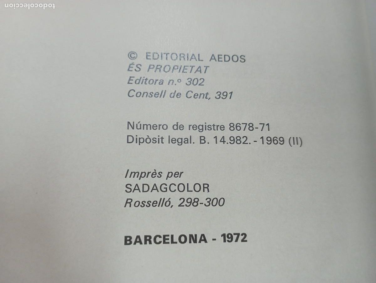 Libros de segunda mano: 2 volums Hist&ograve;ria de Catalunya - editorial Aedos - completa - ENB - Foto 3