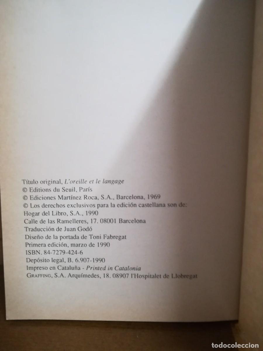 Libros de segunda mano: El oido y el lenguaje, Alfred Tomatis. Sordos, sordera. - Foto 2