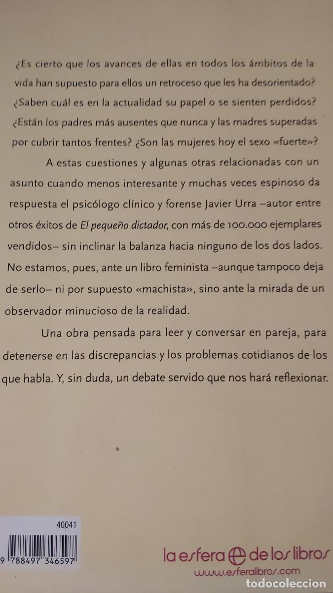 Libros de segunda mano: Javier Urra. Mujer creciente Hombre menguante. La esfera de los libros - Foto 2