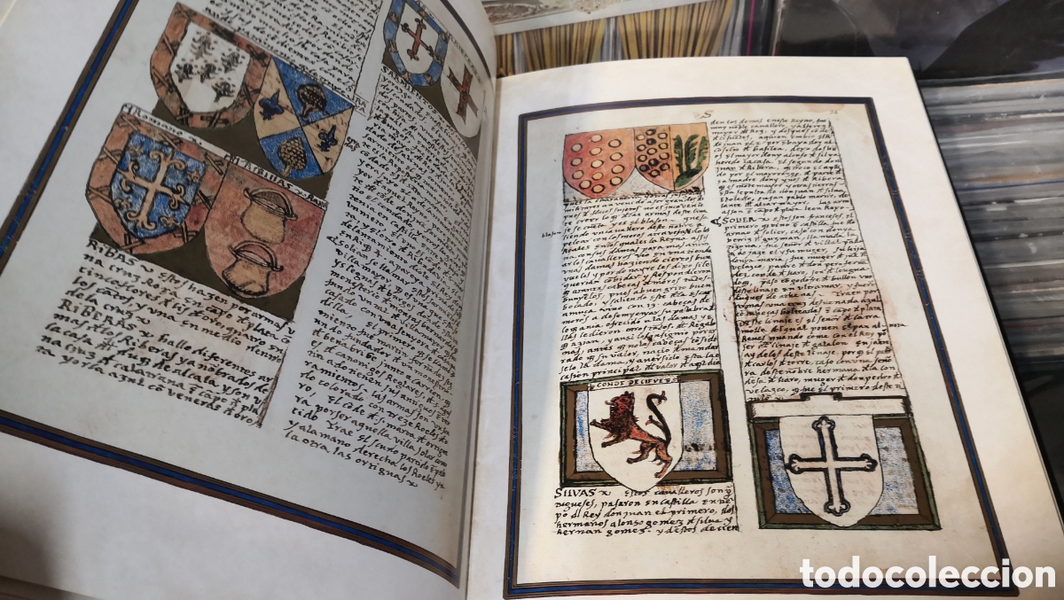 Libros de segunda mano: Nobiliario de los reynos hispanos BBVA 2001 - Foto 4