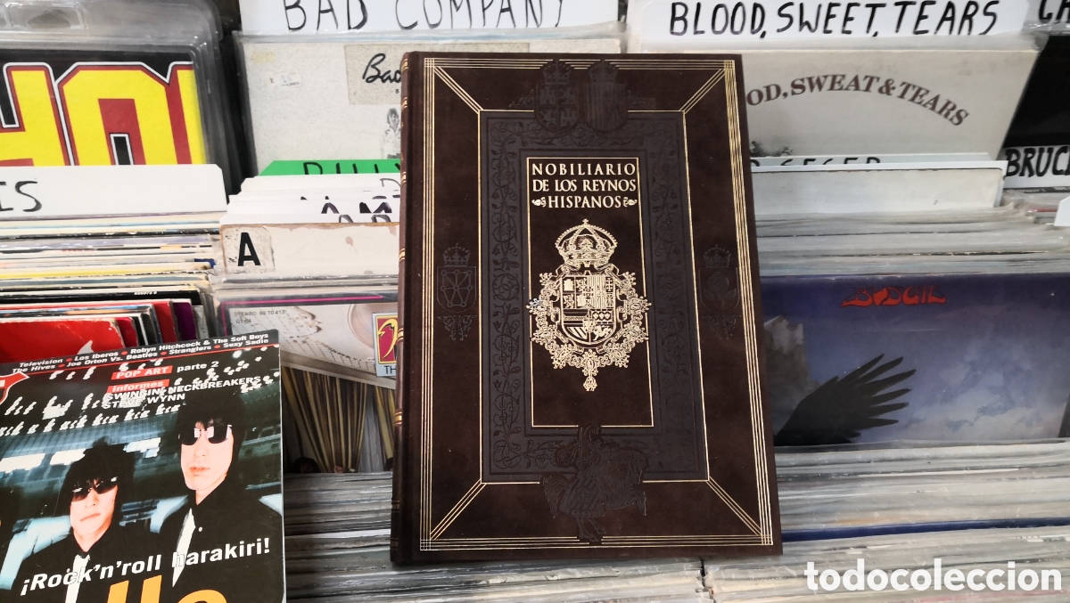 Libros de segunda mano: Nobiliario de los reynos hispanos BBVA 2001 - Foto 1