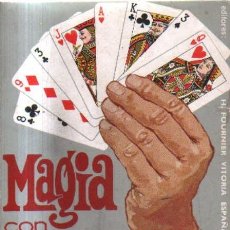 Libros de segunda mano: MAGIA CON NAIPES. DE LA RIVA, DOMINGUEZ. A-MAGILU-041. Lote 364683571
