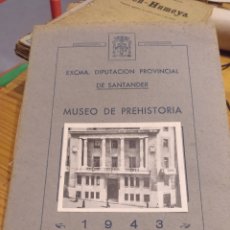 Libros de segunda mano: MUSEO PREHISTORIA SANTANDER 1943. Lote 364692251