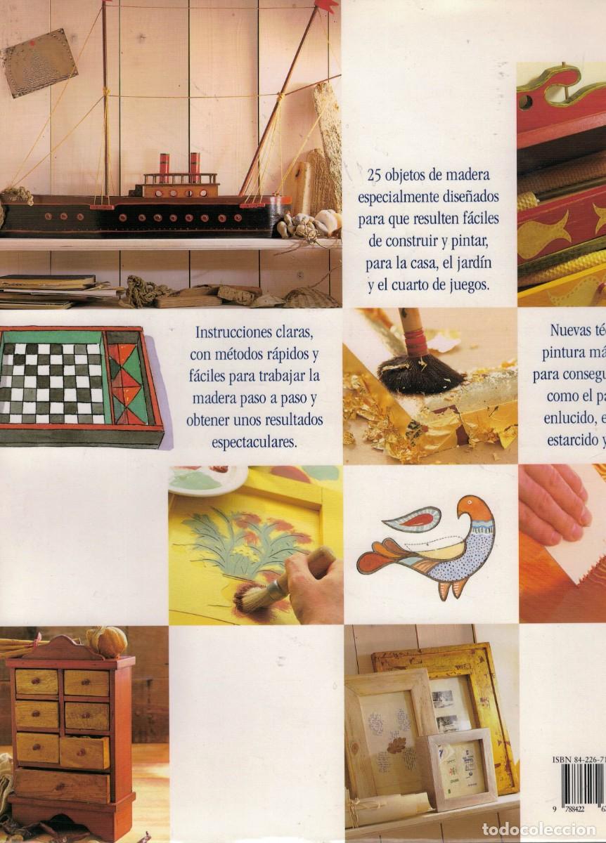 Libros de segunda mano: Stewart y Sally Walton, Dise&ntilde;os creativos con madera. T&eacute;cnicas b&aacute;sicas y proyectos decorativos hogar - Foto 2