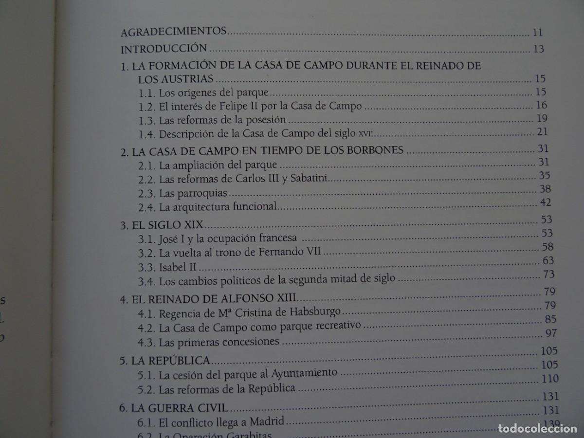 Libros de segunda mano: Historia de la Casa de Campo, Juan Luis Rold&aacute;n - Foto 2