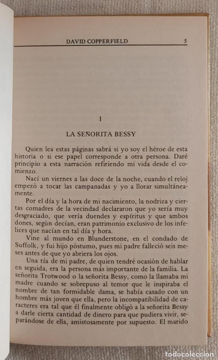 Libros de segunda mano: DAVID COPPERFIELD. - Foto 5