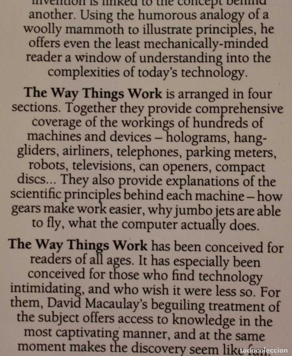 Libros de segunda mano: INTERESANTE LIBRO: THE WAY THINGS WORK (COMO FUNCIONAN LAS COSAS) DAVID MACAULAY - 1&ordf; EDICION - Foto 4