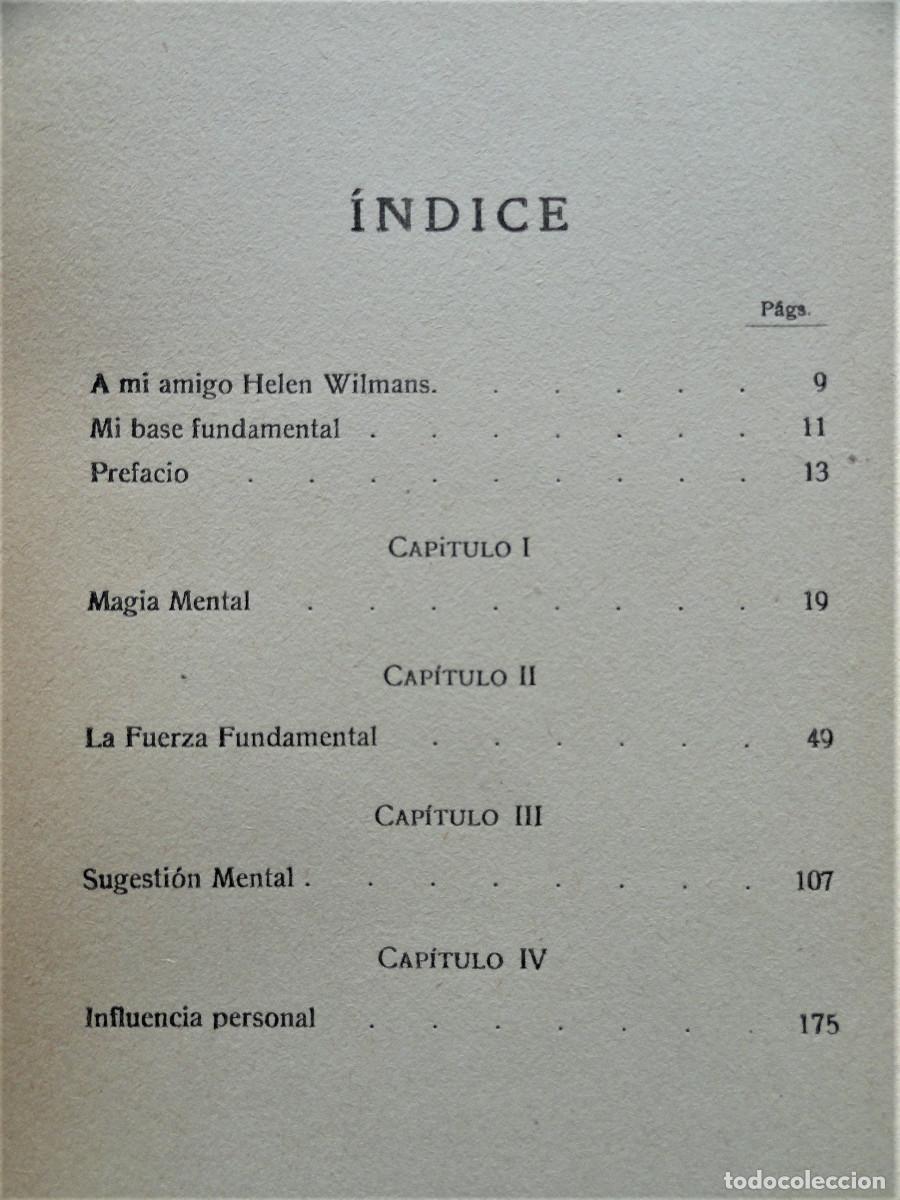 Libros de segunda mano: LA MAGIA MENTAL, por William Walker Atkinson - Foto 4