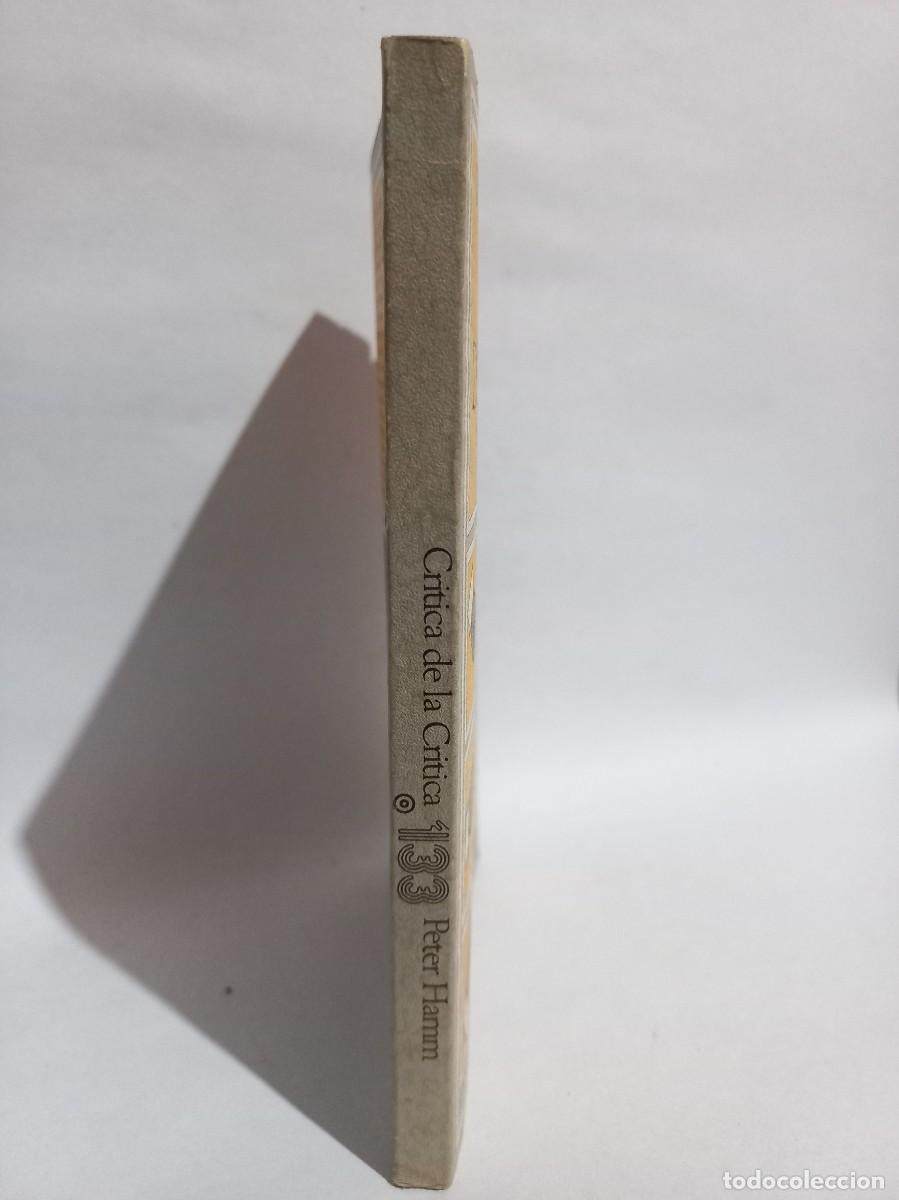 Libros de segunda mano: Peter Hamm - Cr&iacute;tica de la Cr&iacute;tica - 1971 - Foto 2