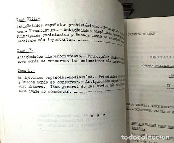 Libros de segunda mano: Oposiciones para el cuerpo auxiliar&hellip; : Museos. (Temario) - Foto 3