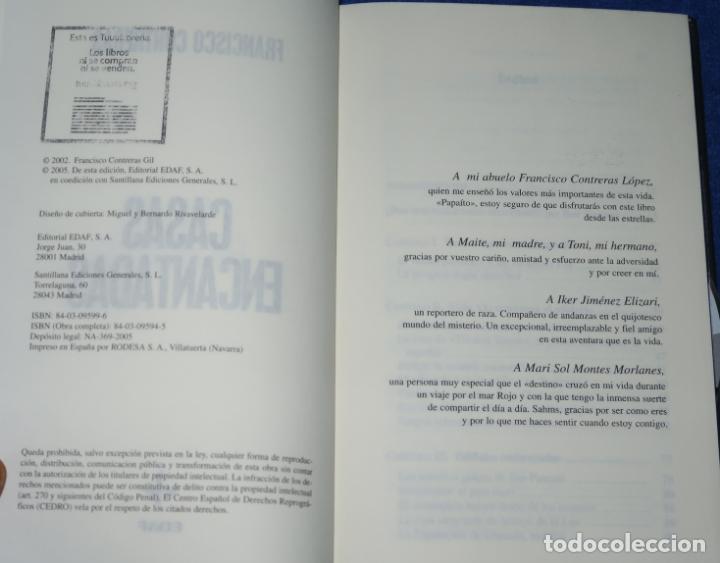 Libros de segunda mano: Casas Encantadas - Franscico Contreras - EDAF (2005) - Foto 2