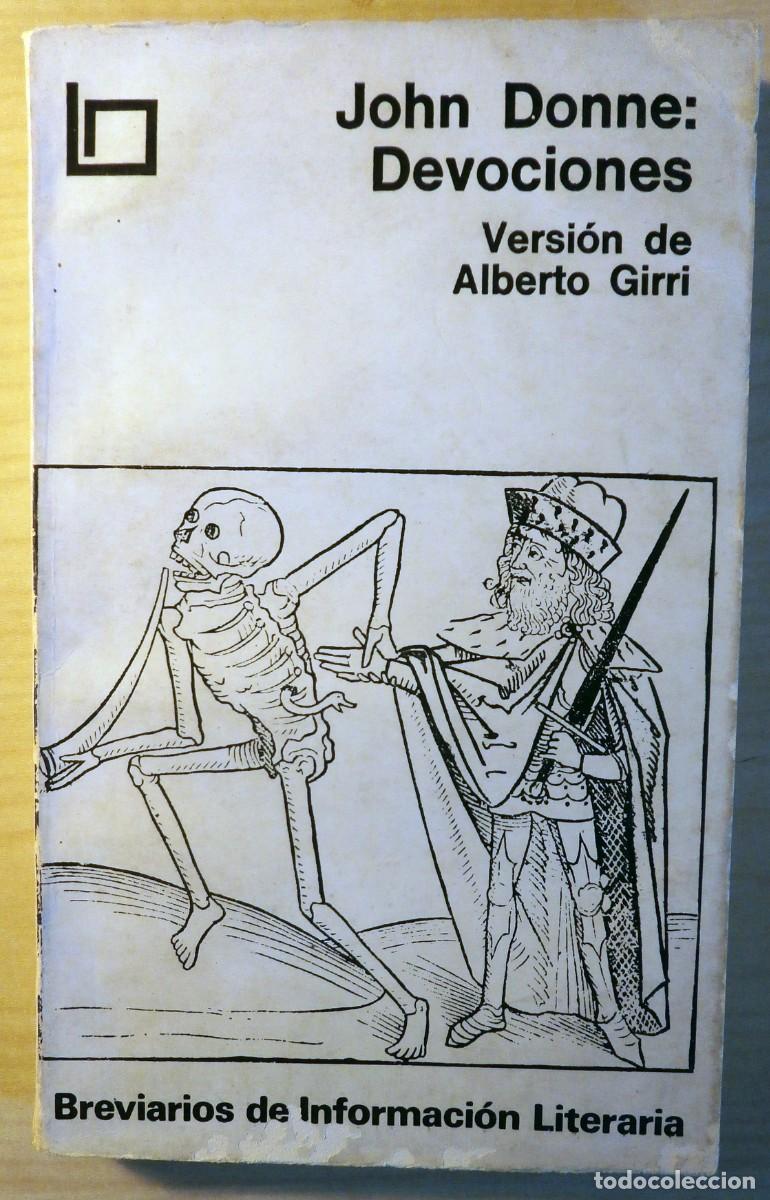 Libros de segunda mano: DONNE, John Devociones. Versi&oacute;n de Alberto Girri. Br&uacute;jula 1969 - Foto 1