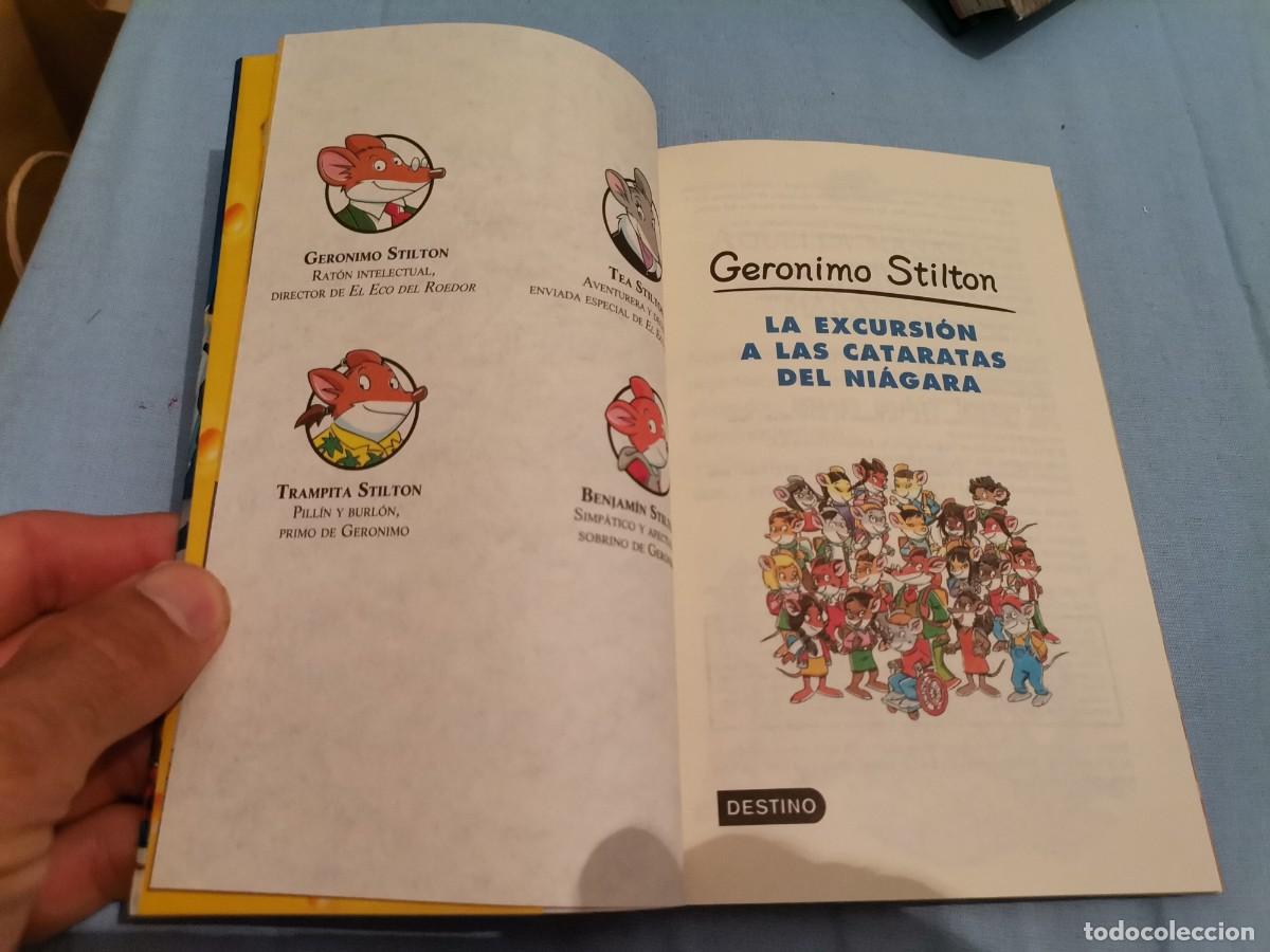 Libros de segunda mano: LA EXCURSI&Oacute;N A LAS CATARATAS DEL NIAGARA GERONIMO STILTON ED. DESTINO 1&ordf; EDICION 2012 - Foto 3