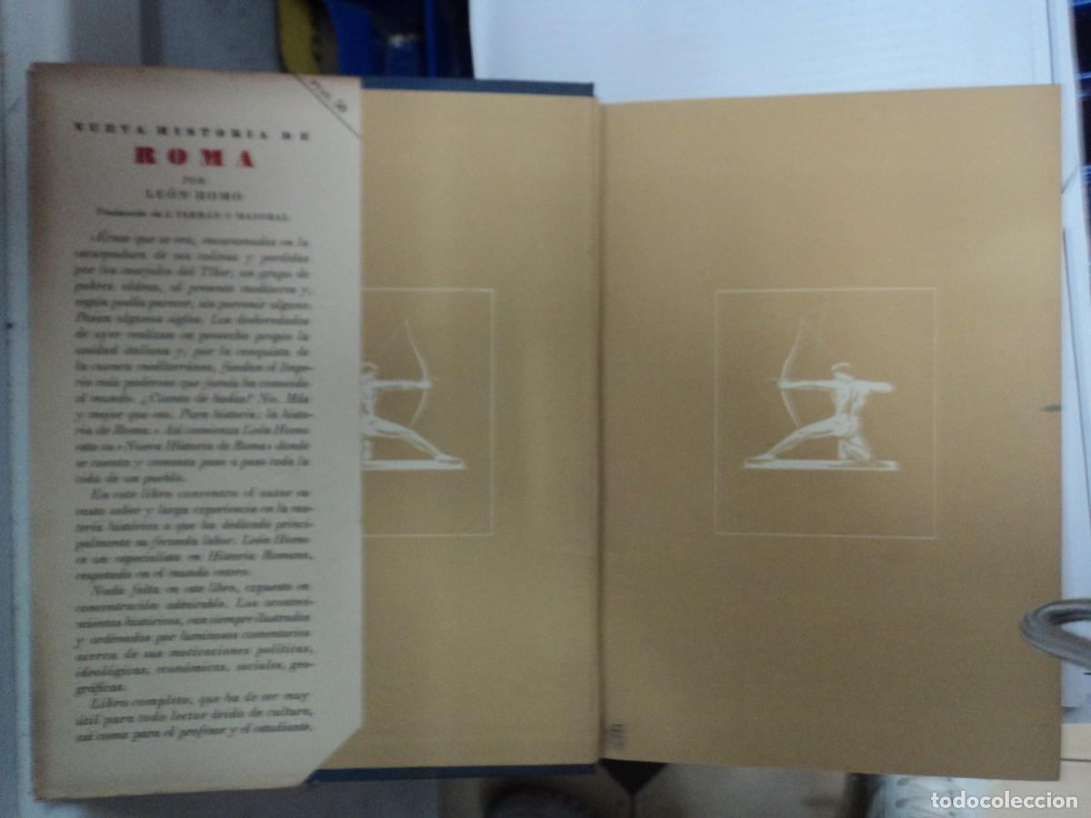 Libros de segunda mano: Nueva Historia de Roma - Le&oacute;n Homo - Foto 2